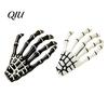 Daily Wear Hairpin 2Pcs Gothic Dark Style Hairpins, Hair Pins for Bangs, Skeleton Photography Accessory Hand Bone Clips Halloween Cosplay Props