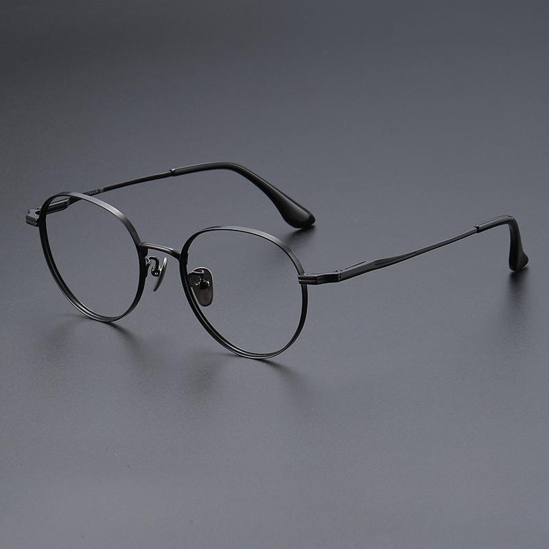 

New Ultra Light Titanium Ellipse Glasses Frame Women Optical Prescription Custom Eyeglasses Men Myopia Reading Office Eyewear