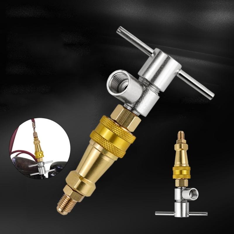 Refrigerator Quick Coupling Fridge Refrigerants Refill Adapter High Pressure Washer Connector Tool Easy to Install