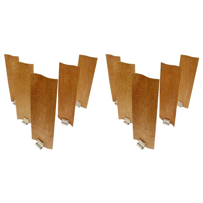 40 шт. Деревянные фитили для изготовления свечей, ширина 1,57 дюйма, высота 4,72 дюйма, бездымные деревянные фитили для свечей + металлические основания