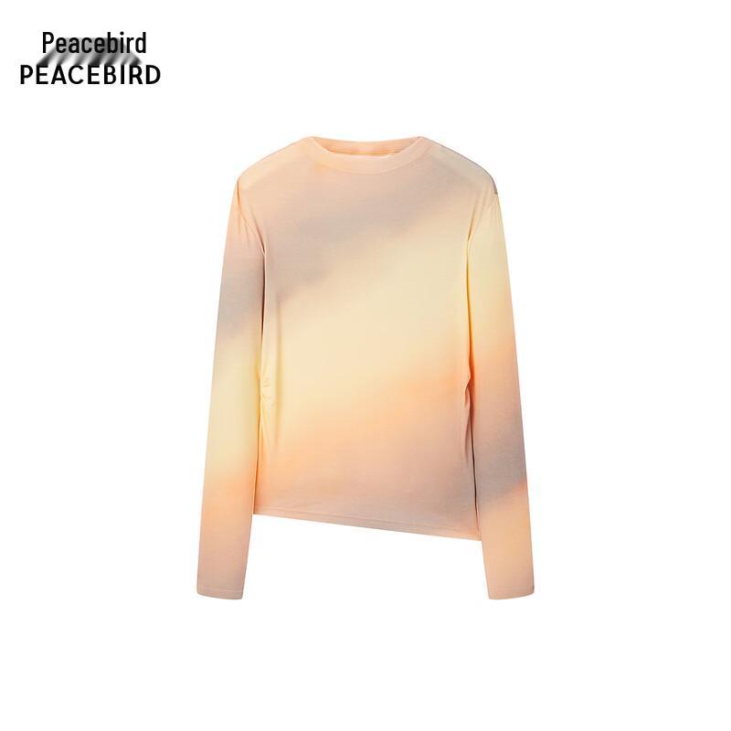 PEACEBIRD Women s Gradient Long-Sleeve T-Shirt S