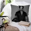J-Johnny Depp Pillow Case Square Pillow Bedroom Sofa Leisure Comfort Cushion Car Living Room Home Decoration