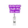 New Glitter Acrylic Nurse Badge Reel Retractable Id Badge Holder With 360 Rotating Alligator Clip Name Holder Medicine Supplies