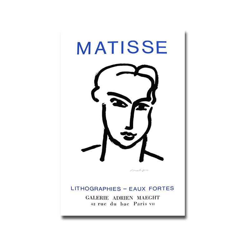 Henri Matisse Vintage Poster Abstract Line Art Print Mid Century Canvas Painting Modern Wall Picture For Living Room Home Decor