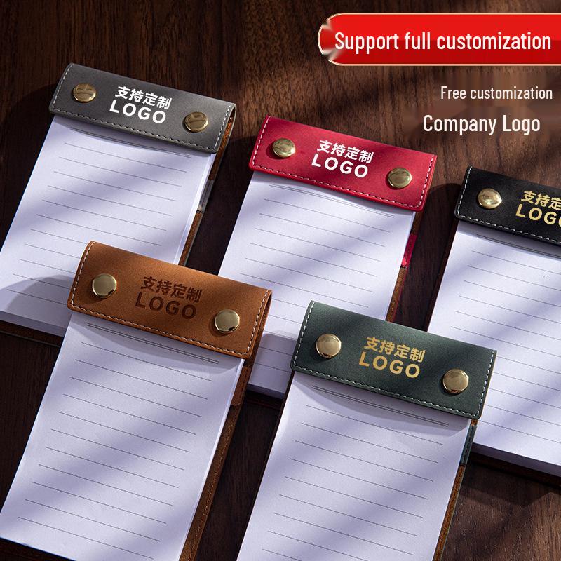 A6 Custom Sticky Note Pad Clipboard with Pocket Notebook and Tear-Off Pages