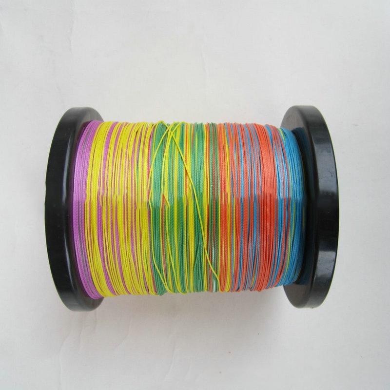 Yewei X8PE High-Strength Multicolor 8-Braid 500m Fishing Line for Sea Lure and Leader Tackle