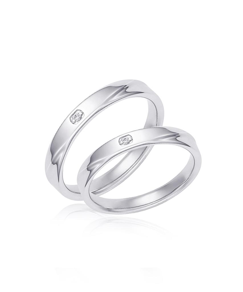Lloyd Halfmoon 925 Silver Couple Rings/Friendship Rings Lrs26002S