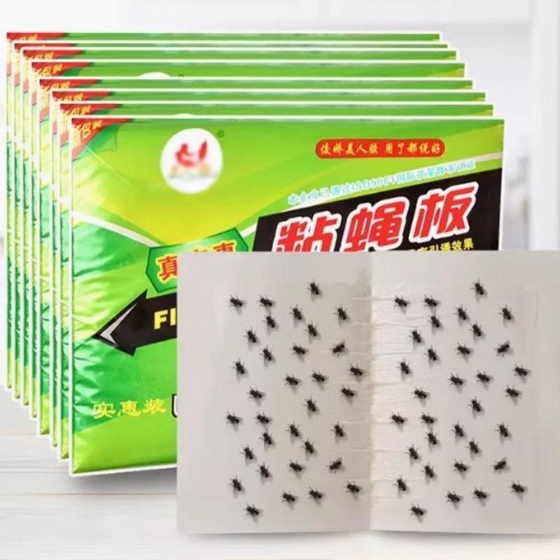 Fly Stickers Strong Fly-sticking PaperFly-sticking BoardHigh-adhesion Fly-killing Board for Household Canteens