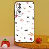 Kawaii Sushi Pattern Case For Honor 200 Pro X9c X9a X8a X7a X6a X7 X8 X9 X8b X9b 50 70 90 Magic 5 6 Lite Cover