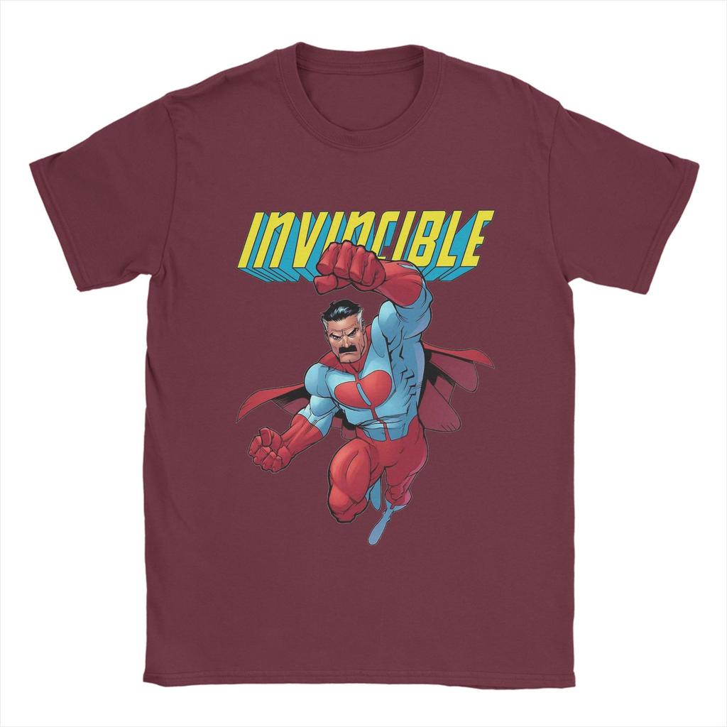 Men's invincible  Omni Man T Shirt  Pure Cotton Tops Funny Short Sleeve Round Neck Tee Shirt Gift Idea T-Shirt