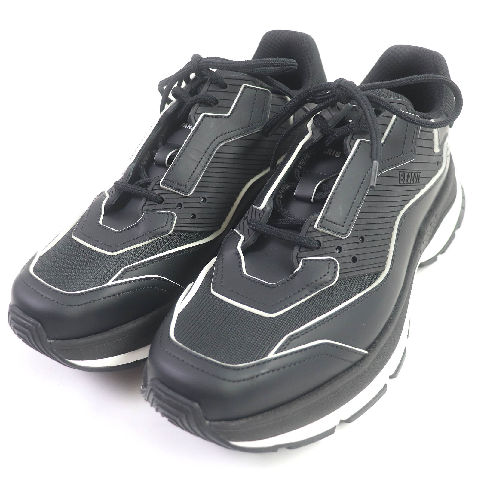 

Pristine BERLUTI Low cut sneakers Gravity black mens 10 Used