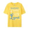 Nanny The Unisex The Myth The Legend Black Shirt Graphic Tees Female Tshirts Vintage
