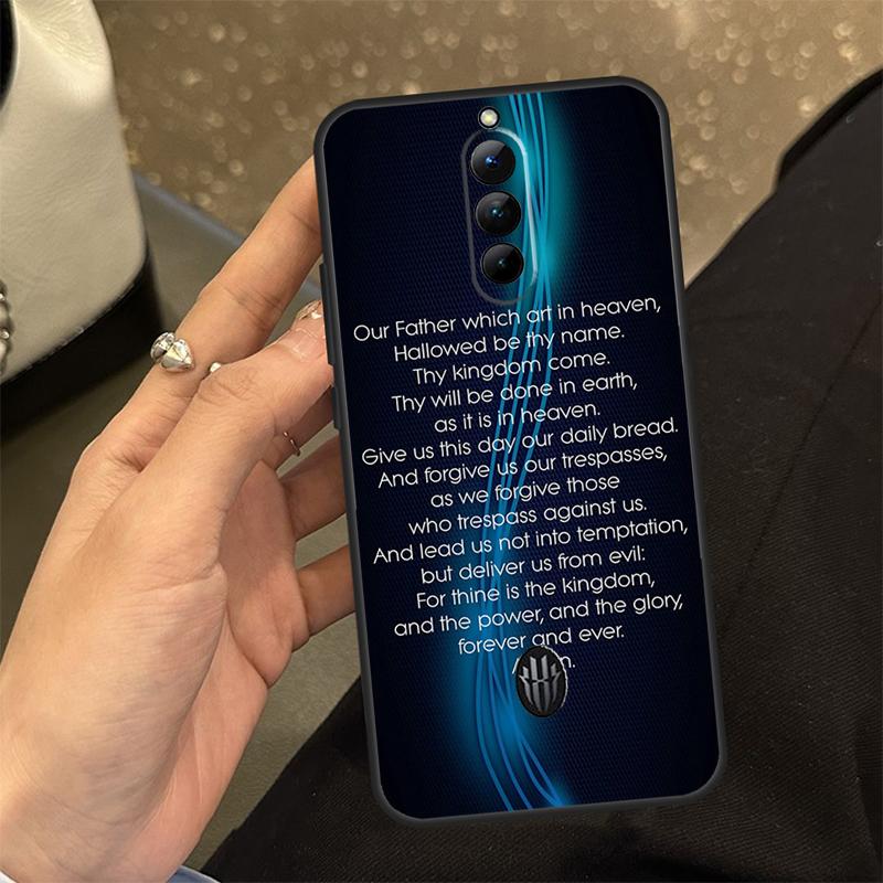 Christianity Lord Prayer Case For ZTE Nubia RedMagic 10 Air 6 7 6S 7S Pro RedMagic 10S 9S 8S 8 9 10 11 Pro Plus Cover