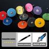 2/11Pcs Abrasive Polishing Disc Set 3/32''-2.35Mm Shank For Cleaning Sanding Rust Removal Deburring Metal Wood Stone