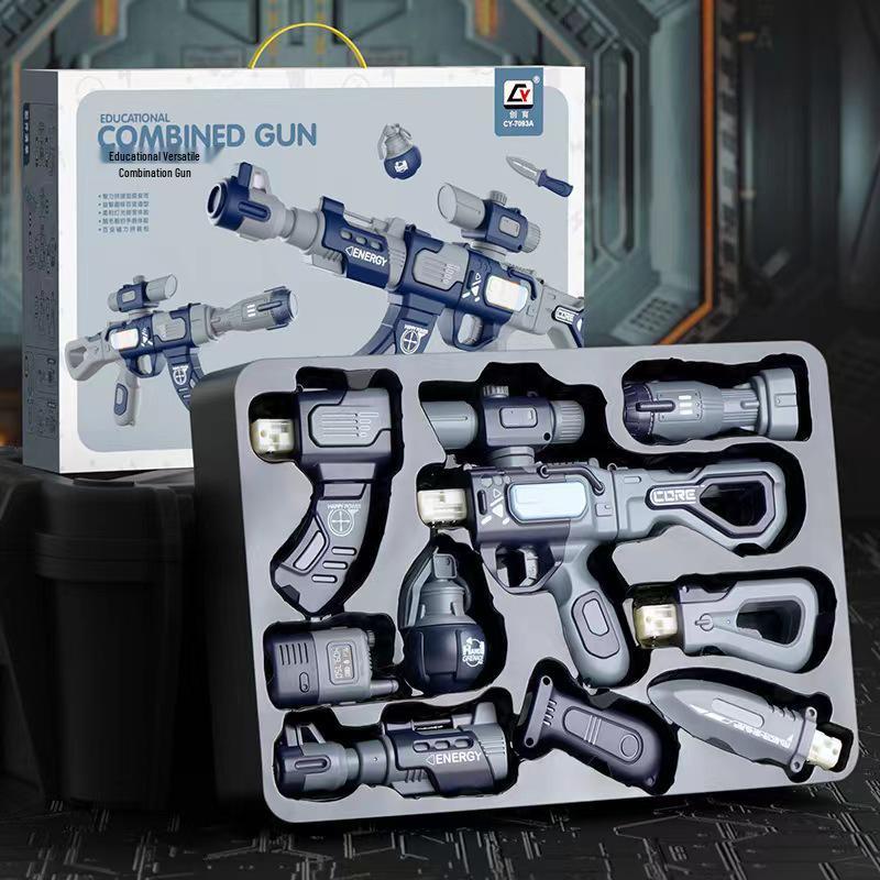 Magnetic Toy Gun with Creative Design and Electric Sound Effects, Ideal Children's Gift for June 1st Birthday.