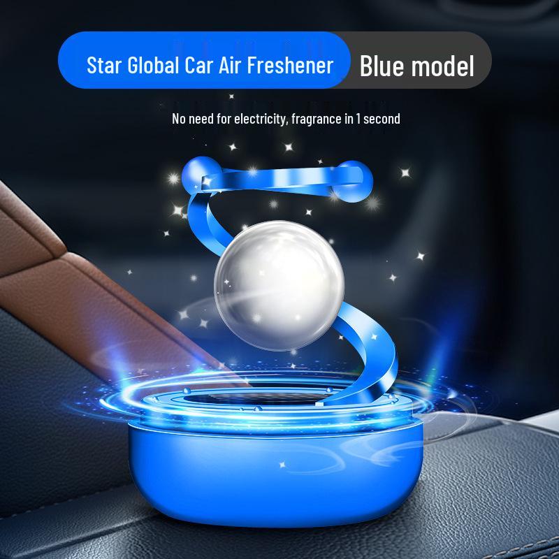 Solar Car Perfume Ornament: Long-lasting High-end Aromatherapy for Men's Center Console