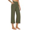 2026 Women's European Cotton Linen High-Waisted Wide-Leg Pants, Early Spring Fashion, Seven-Tenths Length.