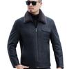 Men's Genuine Leather Jacket Men's Down Jacket Winter New Style Velvet Thickened Leather Jacket Jacket