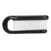 Pocket Folding Hair Brush Comb Collapsible Travel Essentials Scalp Massage Comb  Black StylingBlack