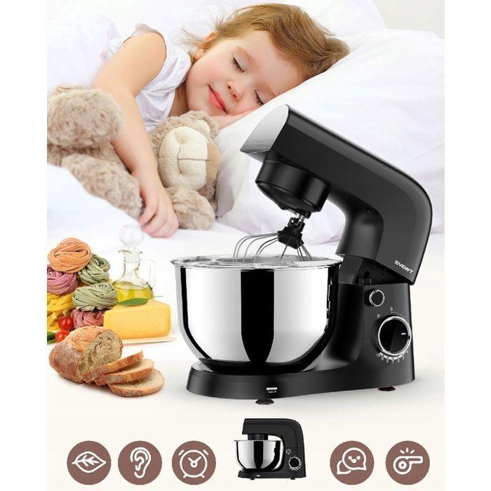 Batteur sur socle - SVEWT - SM-1540 - 1500 W - Bol inox 5,5 L - 10 vitesses