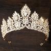 Elegant Baroque Queen Tiaras Luxury Rhinestone Diadem Zinc Zinc Alloy Princess Crown  Birthday Party