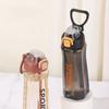 PC Sports Water Bottle with Straw Large Capacity Sports Kettle Drinking Sports Water Cup  Summer