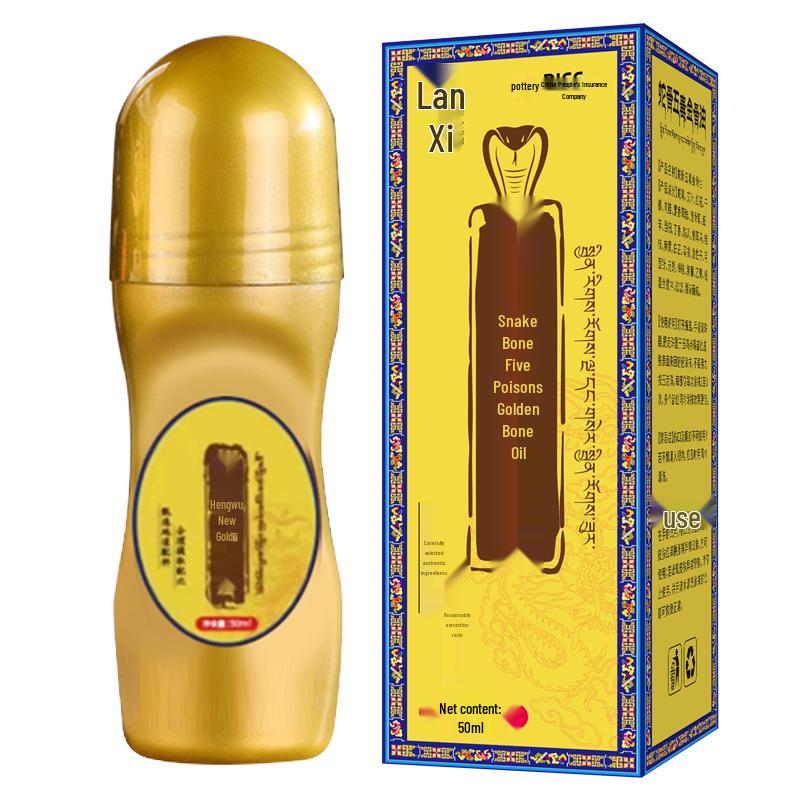 Golden Bone Herbal Massage Oil for Joint, Shoulder, and Neck Relief
