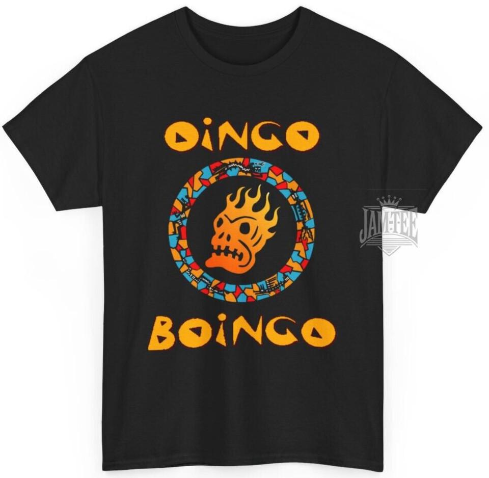 Oingo Boingo T-Shirt, Devo, Love and Rockets,Tears for Fears, Unisex Tee