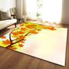 Maple Leaf Living Room Carpet Bedroom Dining Room Floor Mat Pattern Size