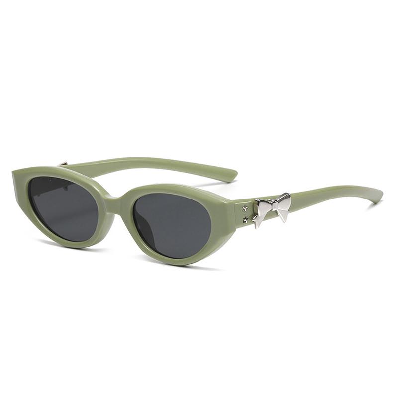 

Fashion Cat Eye Sunglasses for Women High Quality UV400 Sunglass Vintage Retro Glasses Bow Embellishment Oculos Brand Designer Style Sun Eyeglasses