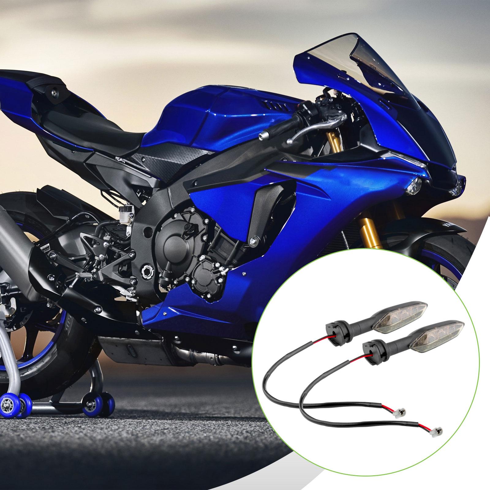 

Motorcycle Turn Signal Blinker Light Plug and Play Easy Install for Yamaha Models Visibility