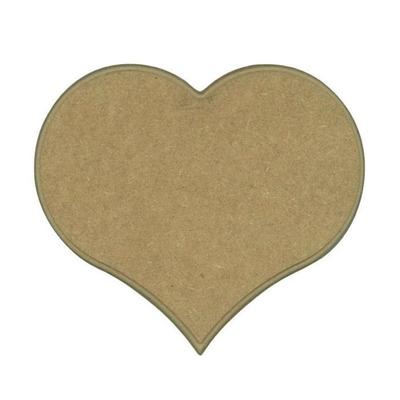 MDF Wooden Trivet - Heart