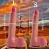 Soft Realistic Dildo with Suction Cup – Silicone Anal & Vaginal Toy for Women, Men & Beginners, G-Spot Fun for Adult Pleasure