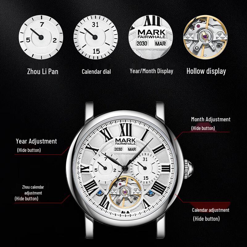 Mark Fairwhale Men's Automatic Mechanical Business Watch