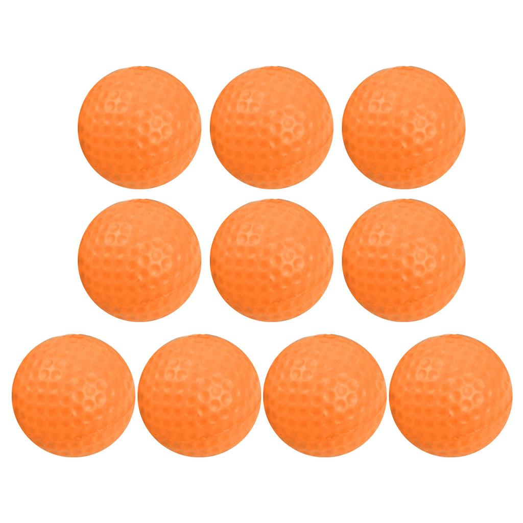 10Pcs Foam Golf Balls PU Practice Golf Balls Realistic Feel Long Lasting Limited Flight Practice Golf Balls for Backyard
