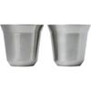 Duo Stainless Steel 80ml Espresso Cup (Pack of 2)