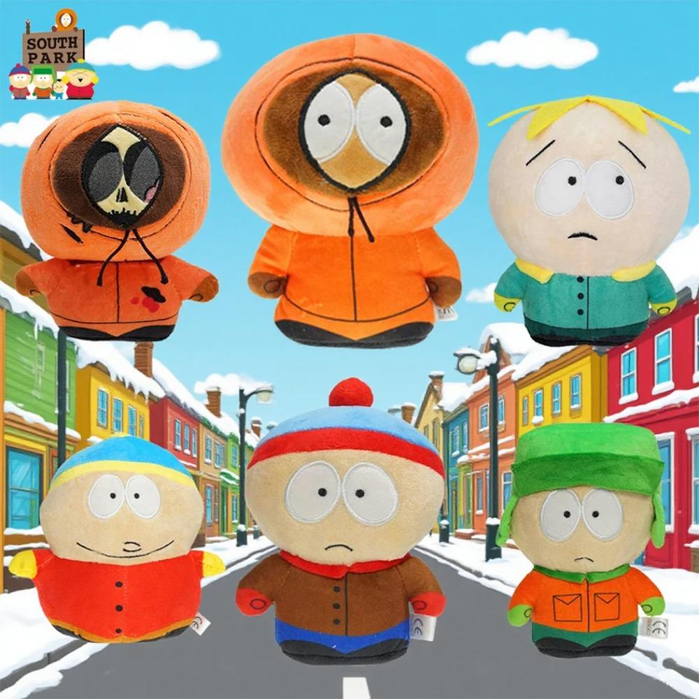 South Park Toy Cartoon Plush Dolls Stan Marsh Kyle Browski Eric Theodore Cartman Plush Pillow Toy Children's Birthday Gift