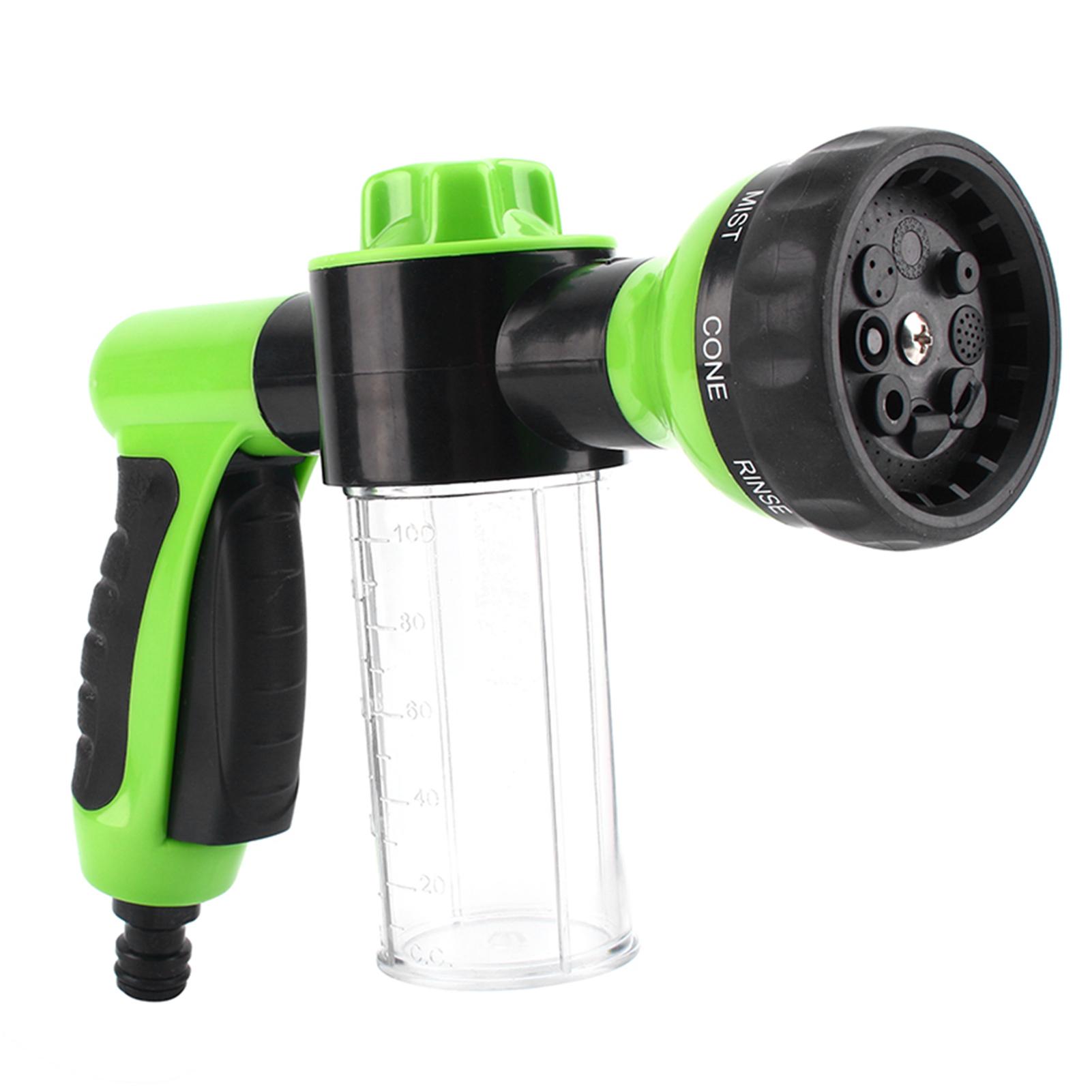 

Car Foam Hose Sprayer Dispenser Watering Patterns Clean Tool for Car Garden Household Metal Plastic 8