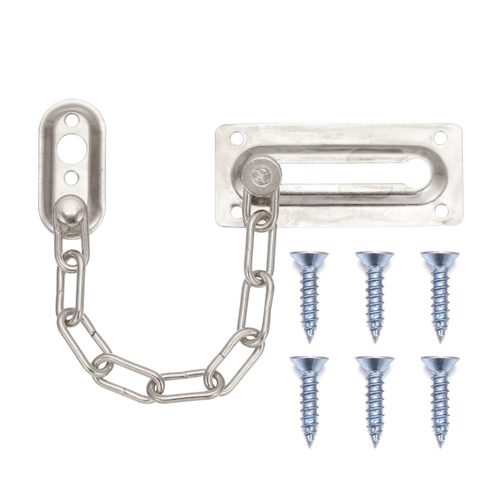 Bolt Safety Guard Protector Hardware Anti-theft Chain Slide Catch Chain Locks Security Door Chain