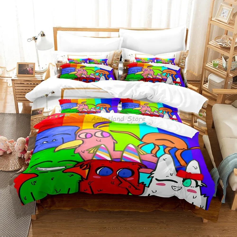 3D Luxus Garten of Banban Bettwäschesets Kinder Jungen Gaming Bettbezug Set Einzel Königin Doppel Einzelgröße Bettwäsche Kissenbezüge