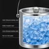 1.4/2/3 L Beer Cooler Bucket Double Wall Chilling Beer Container Insulated Ice Bucket  Champagne