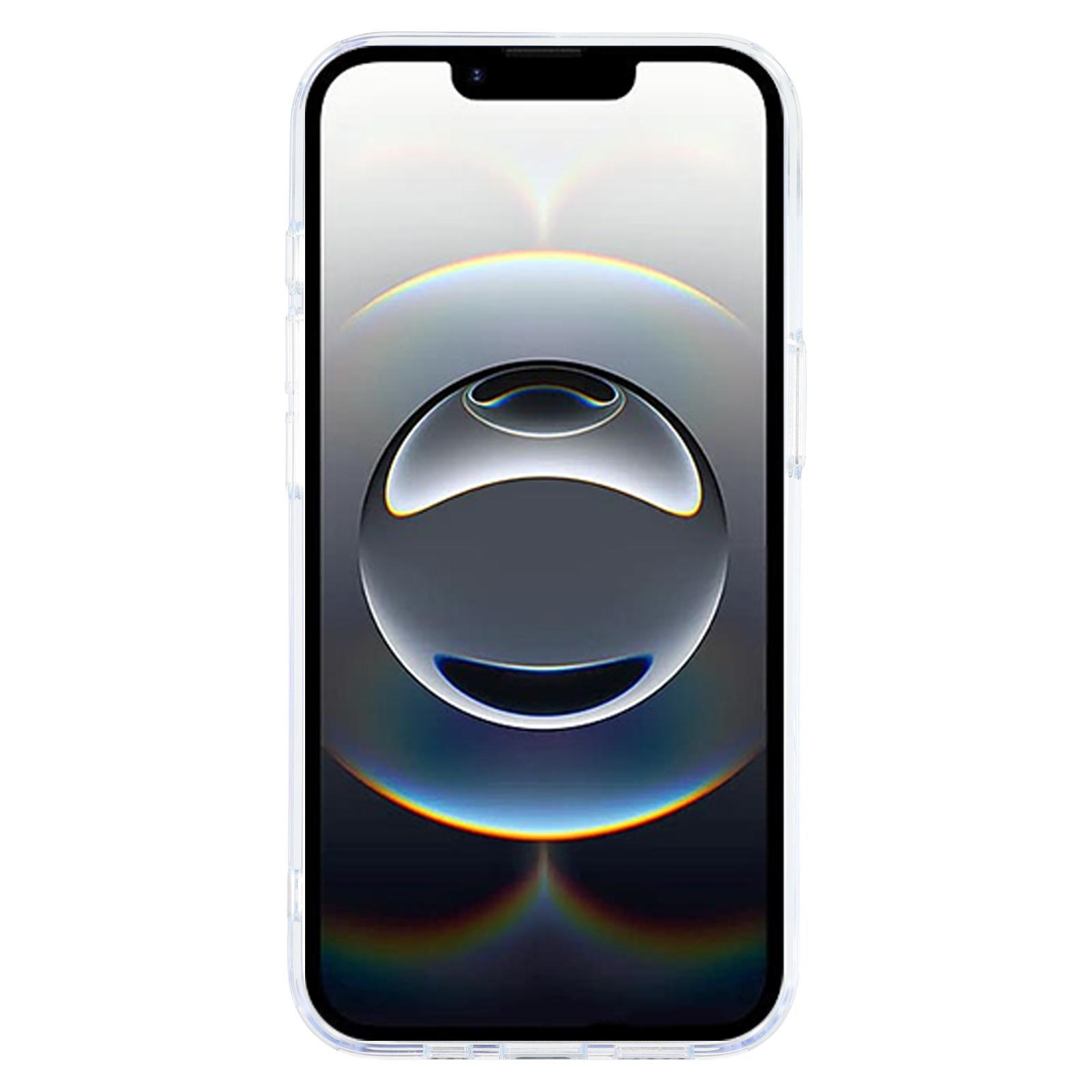 

X-LEVEL For iPhone 16e Case PC+TPU Transparent Anti Drop Phone Cover Type A