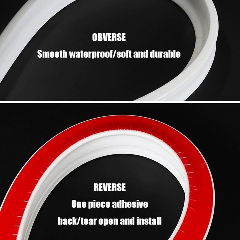 Self-Adhesive Bendable Water Retaining Strip Shower Water Barrier For Bathroom Separation Shower Accessories