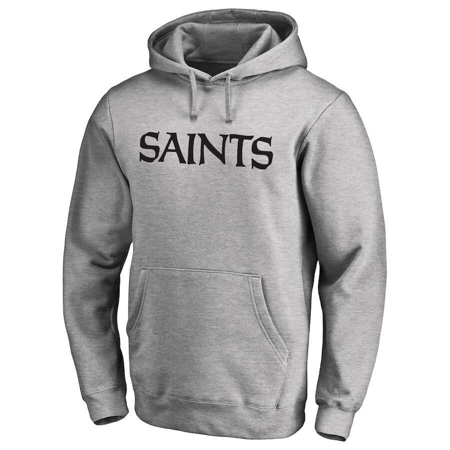 Herrenbekleidung Europäisch und Amerikanisch Sport Übergröße Pullover Herren NFL Saints Football-Trikot Hoodie M gray