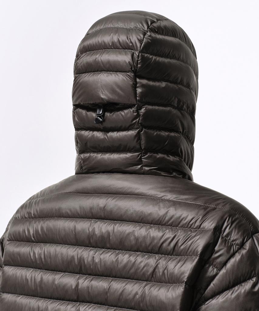 Musinsa Standard [City Leisure] Sheer Ripstop Hooded Light Down Jacket [Mud Grey]
