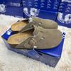 Men’s BK Genuine Leather Retro Toe Semi-Slippers - New, Versatile, and Comfortable Birkenstock Shoes