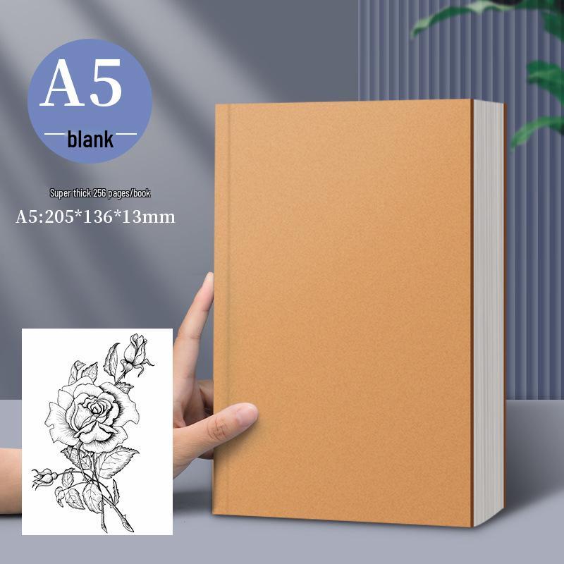 INS Style Xiaohongshu A5 Blank Notebook: Trendy & Practical for Students 1 Notebook