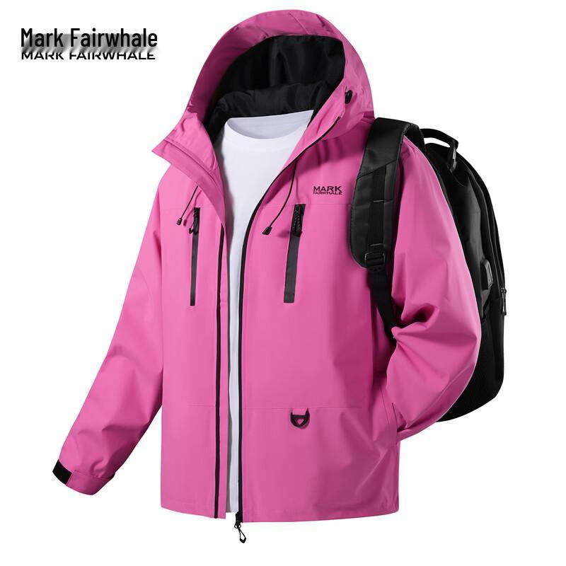 MARK FAIRWHALE Unisex Hooded Windbreaker Jacket