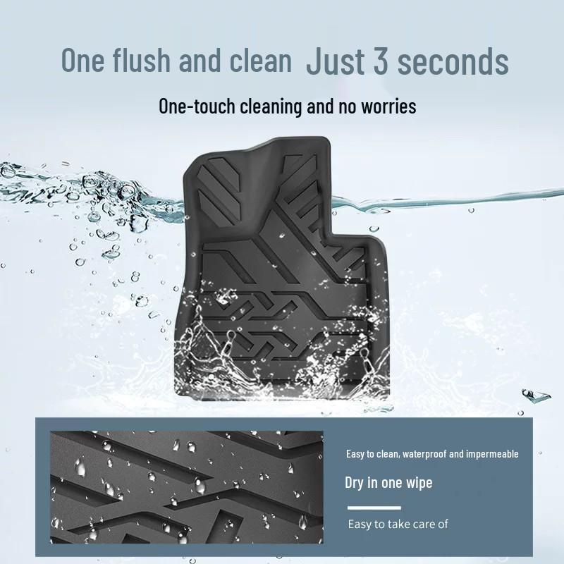 BYD Tang L & ATTO 8 Car Floor Mats - Waterproof TPE Mats & Trunk Cover, Fits 25 Models