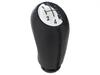 Renault Megane II 2002- 5-SPEED BLACK LEATHER + CHROME Gear Shift Knob